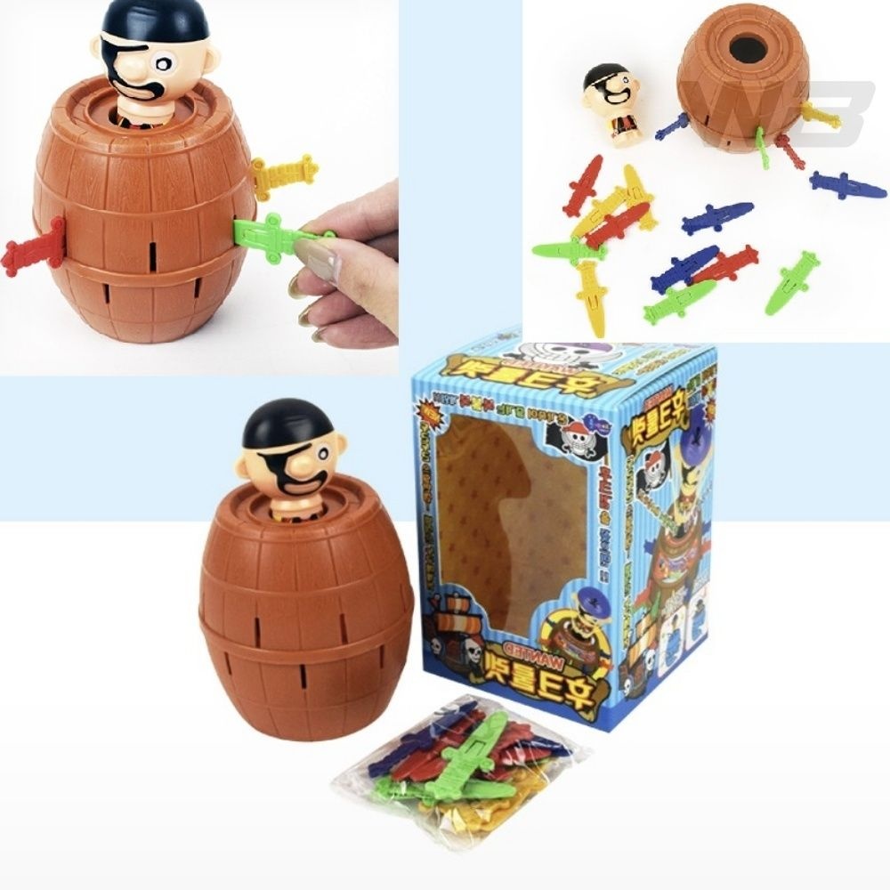 [DOORON협력사]와볼샵 복불복 후크룰렛 보드게임 여러명이 하는 술게임 남녀노소 가족 친구 인형튀어나오는