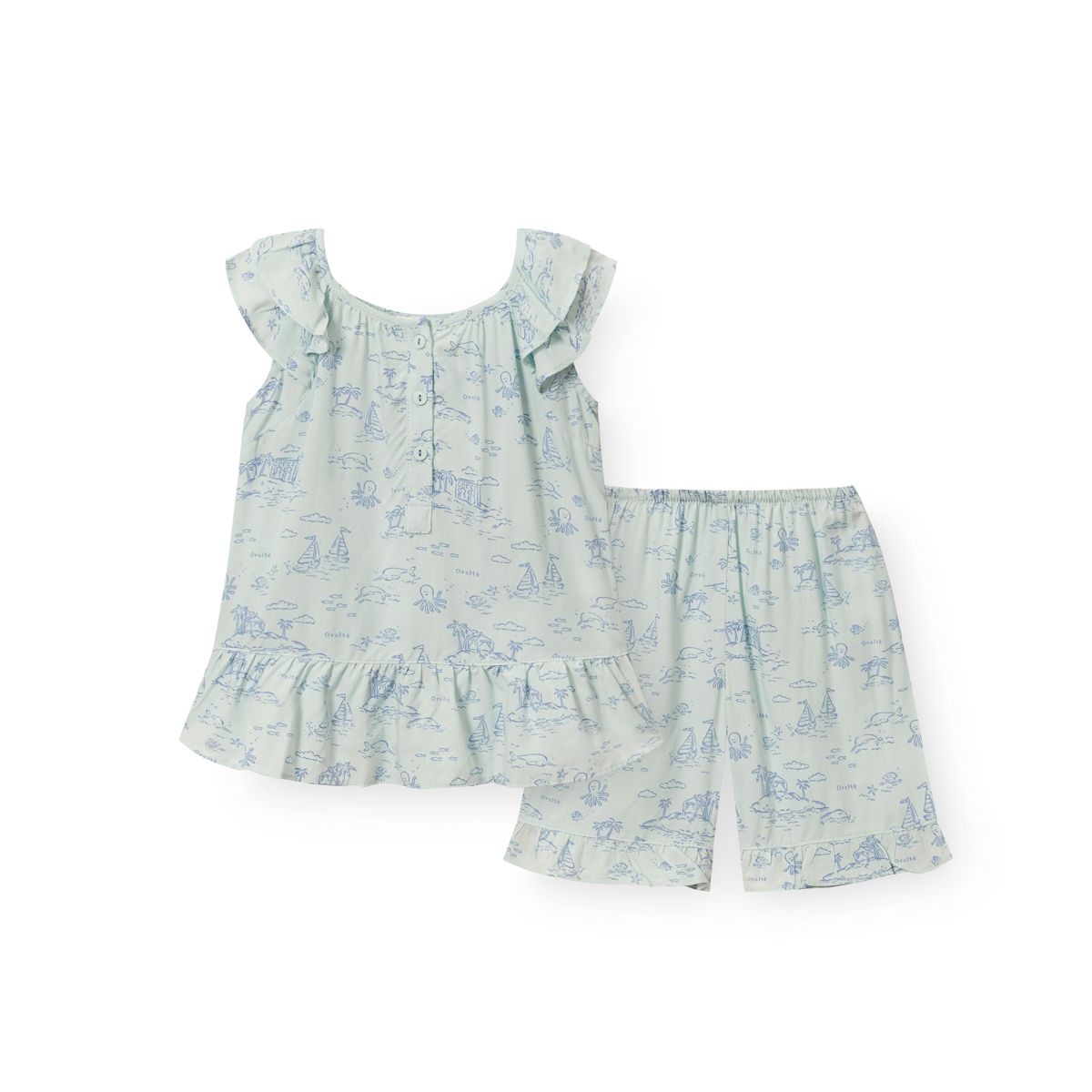 [오늘출발] 오르시떼 여아동 F116 매직오션 슬리브리스 상하