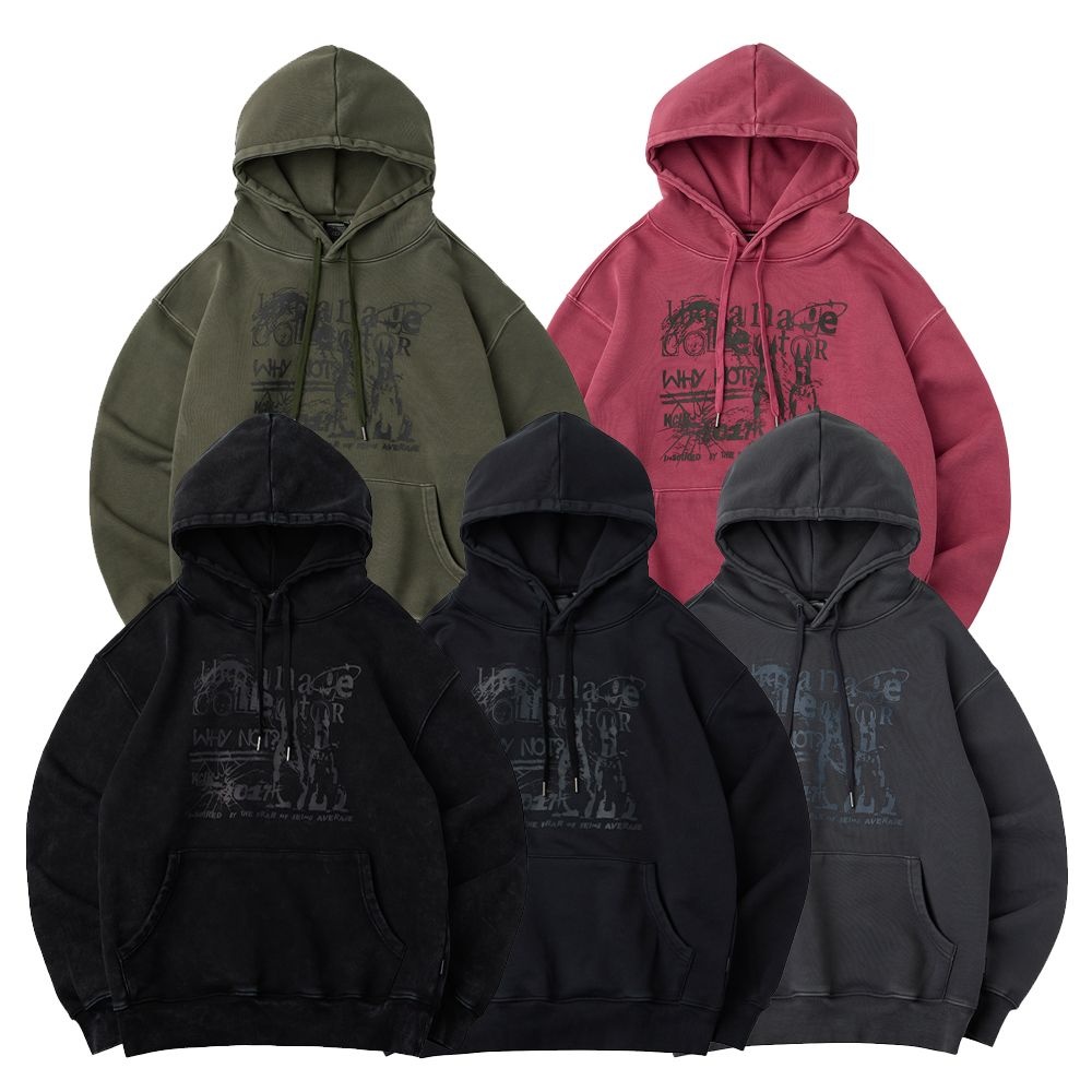 어반에이지 COLLECTOR 피그먼트 오버 후드 5color