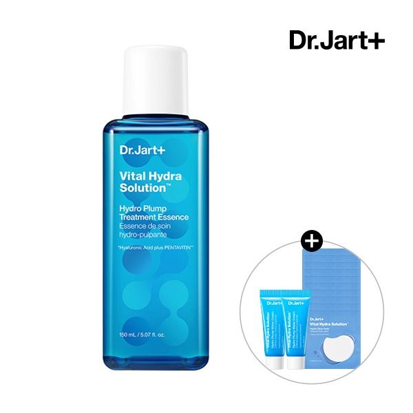 닥터자르트 [닥터자르트] 바이탈 하이드라 솔루션 하이드로 플럼프 트리트먼트 에센스 150ml(+워터 크림 7mlx2+글로우 패드 2매
