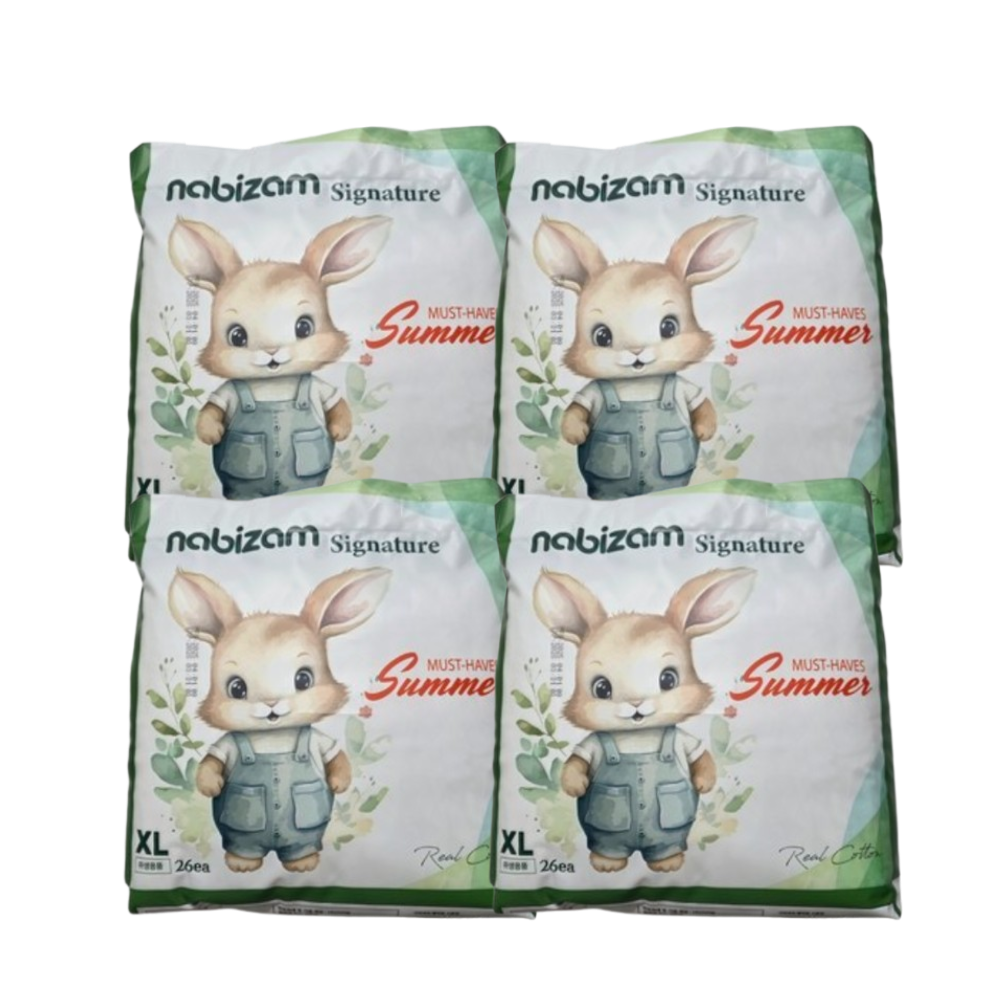 나비잠 기저귀 시그니처 썸머팬티 특대형 4팩 총 104매