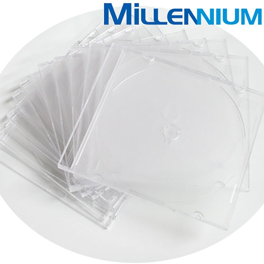 (주)라온디지털 (현대Hmall) 공CD/DVD 투명슬림케이스 30장/CD케이스/CD보관함 / 경질형 반투명