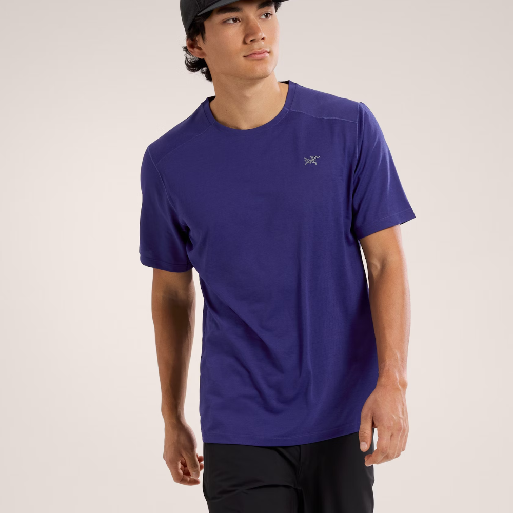 아크테릭스 25SS 코막 크루 SS 맨 남자 러닝 등산 반팔 티셔츠 아웃도어