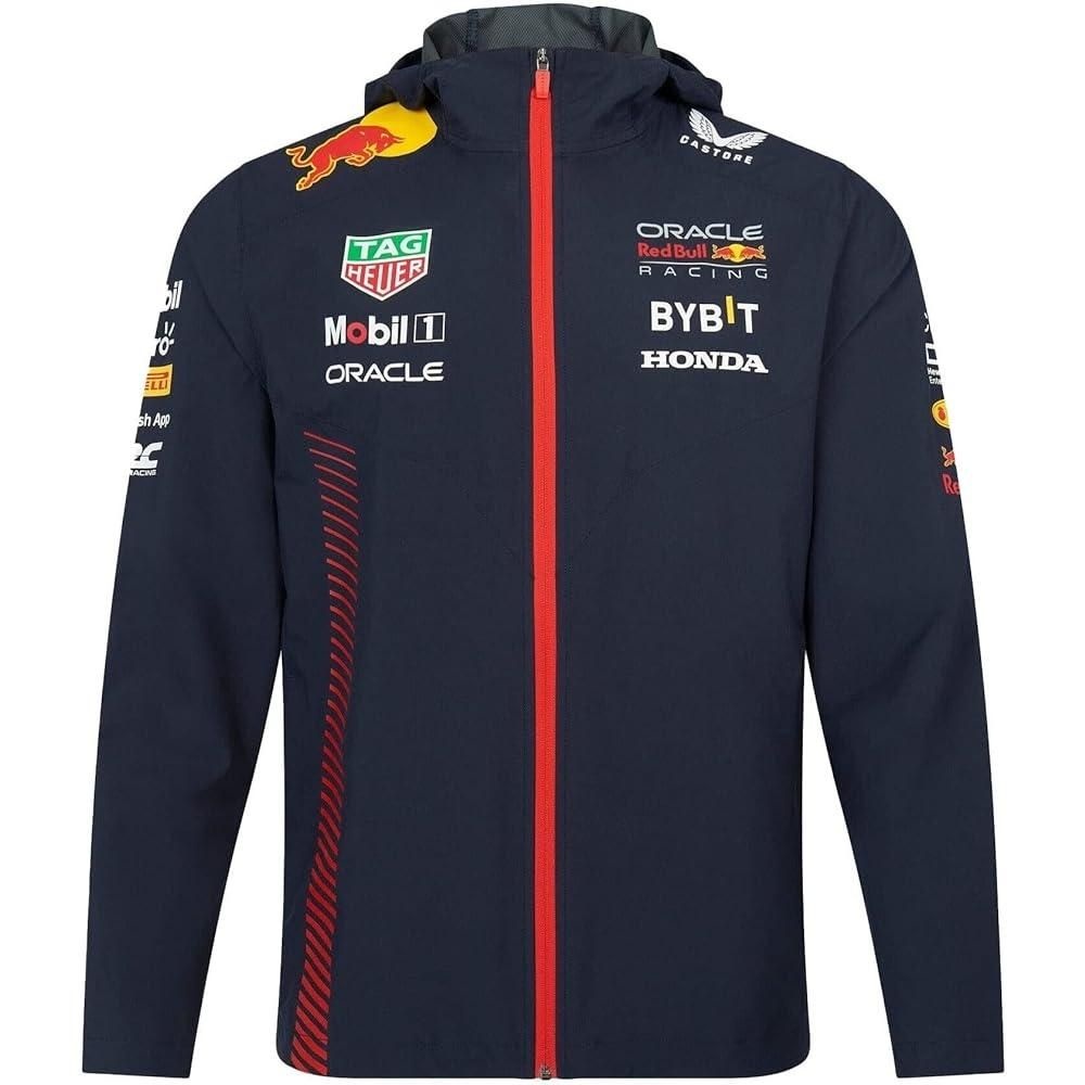 Castore Red Bull Racing F1 2023 팀 레인 재킷 (M), Night Sky
