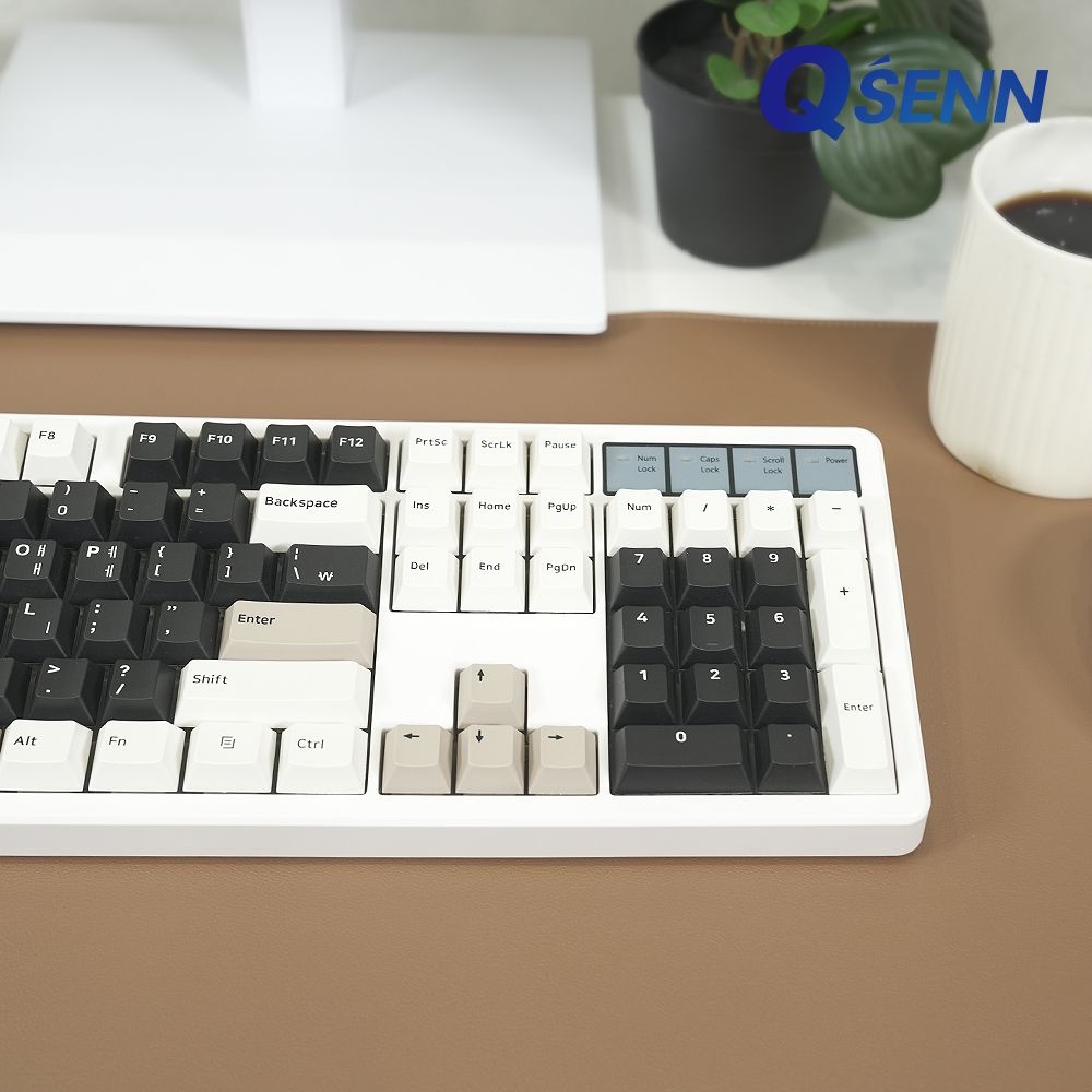 큐센 Q104 PBT 풀윤활 가스켓 유무선 기계식 키보드 크림치츠 크림치츠축V1