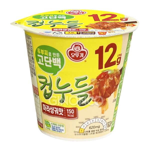 [오늘출발] 오뚜기 고단백 컵누들 마라샹궈맛 41g 두부피 단백질