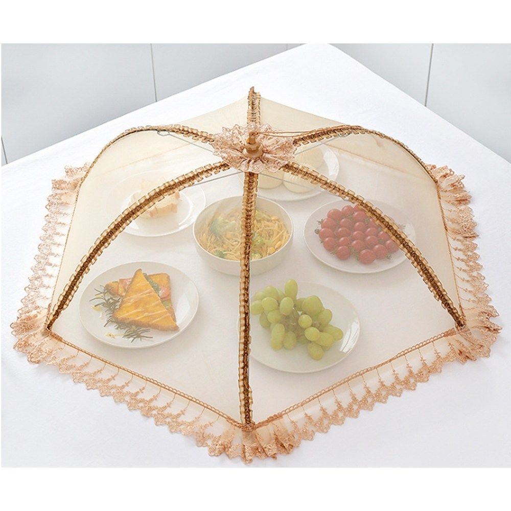 무무 튼튼한 원터치 접이식 밥상보 음식 반찬 덮개