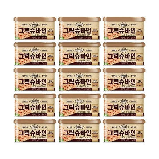 그릭슈바인 캔햄 200g x 15개