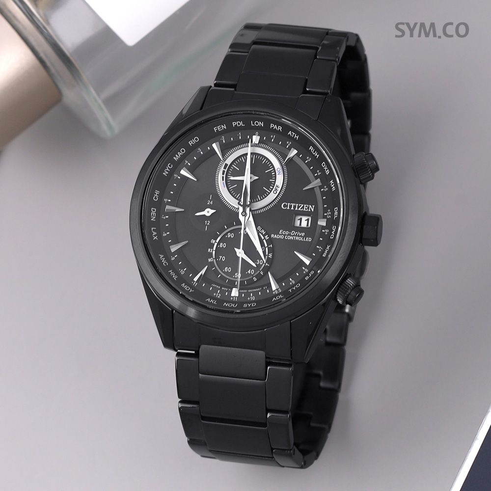 시티즌 AT8265-81E 퍼페츄얼캘린더 라디오컨트롤 크로노그래피 에코드라이브 남자 메탈 시계 c