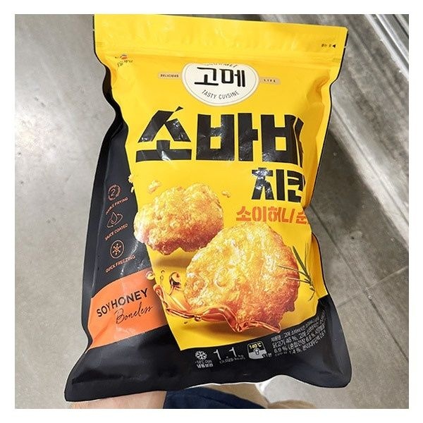 CJ고메 소바바 치킨 소이 허니순살 1.1kg 아이스박스포장