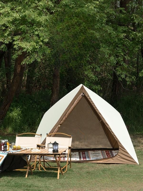 [해외] 2인면텐트 2인용 미니 TC 1인용 경량 아웃도어 자동 접이식 솔로 자외선