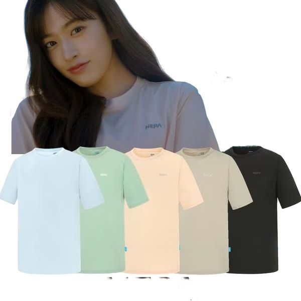 네파 NEPA 7JD5302[네파]공용 아이스 테크쉘 반팔 라운드 티셔츠 (안유진 TV광고상품) 391606