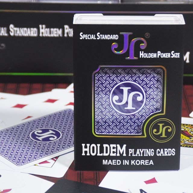 [국내산]JJ 카드 홀덤 양면 발포 점보인덱스(큰글자) 플레잉 카드 수입 원단