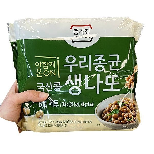 종가집 국산콩 생나또 8입 ( 48gx8) x 1개