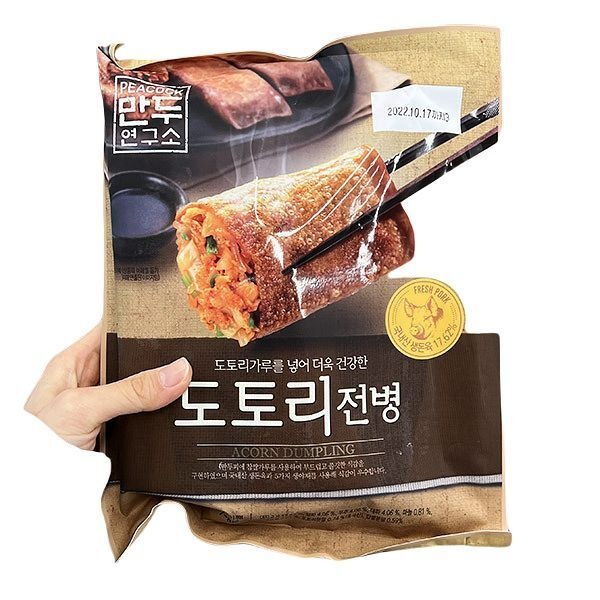 피코크 만두연구소 도토리전병 600g x 1개