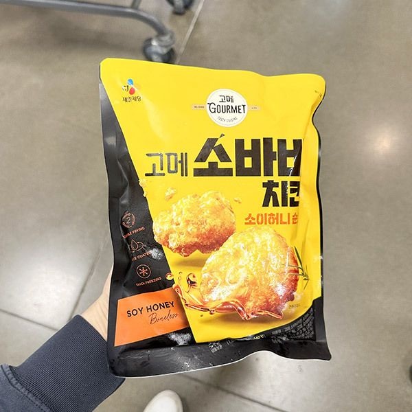 고메 소바바 치킨 소이 허니 순살 375g 아이스박스포장