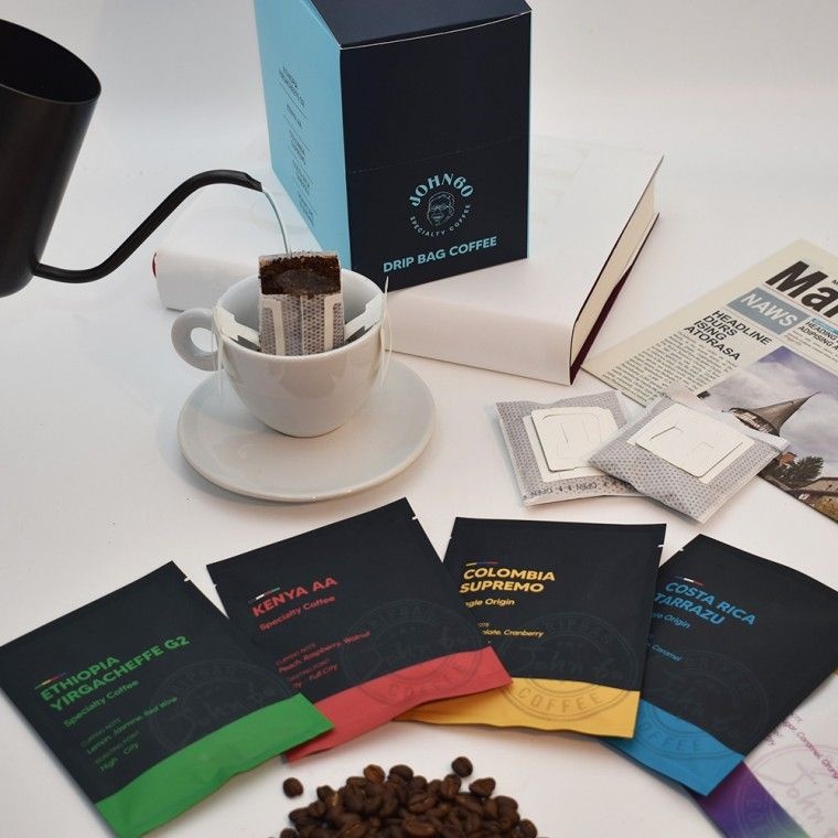 John60 커피 드립백 5가지맛 3개씩 (13g x 15개입 총195g) 1세트