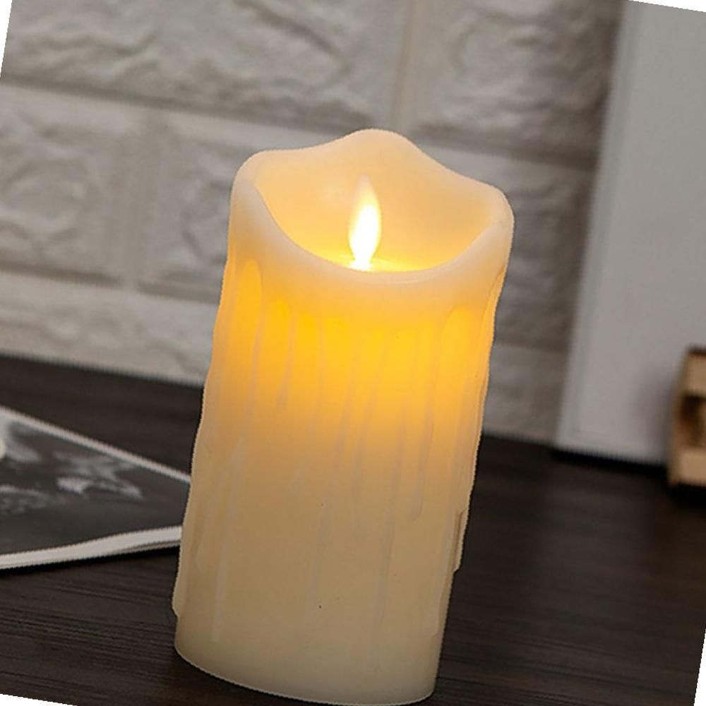 해피트리협력업체 LED캔들 LED미니캔들 캔들 리얼라잇 무드등(15cm) LED 인테리어조명