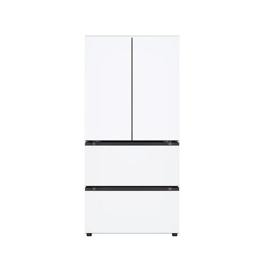 LG 디오스 오브제 4도어 서랍형 양문형 김치냉장고 505L 인버터 크림 화이트