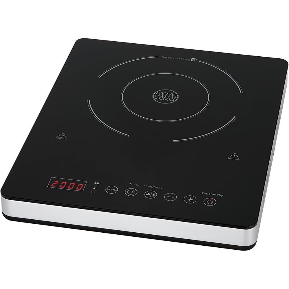 [해외] 테링턴 하우스 IC2020ABS 1구 인덕션 블랙 Tarrington House 2000W LED 디스플레이 1인용 인테리어 혼밥