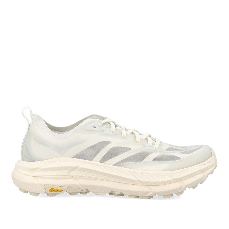 HOKA ONE ONE 호카오네오네 화이트 레이스업 메쉬 로우탑 스니커즈 1168450 TVN