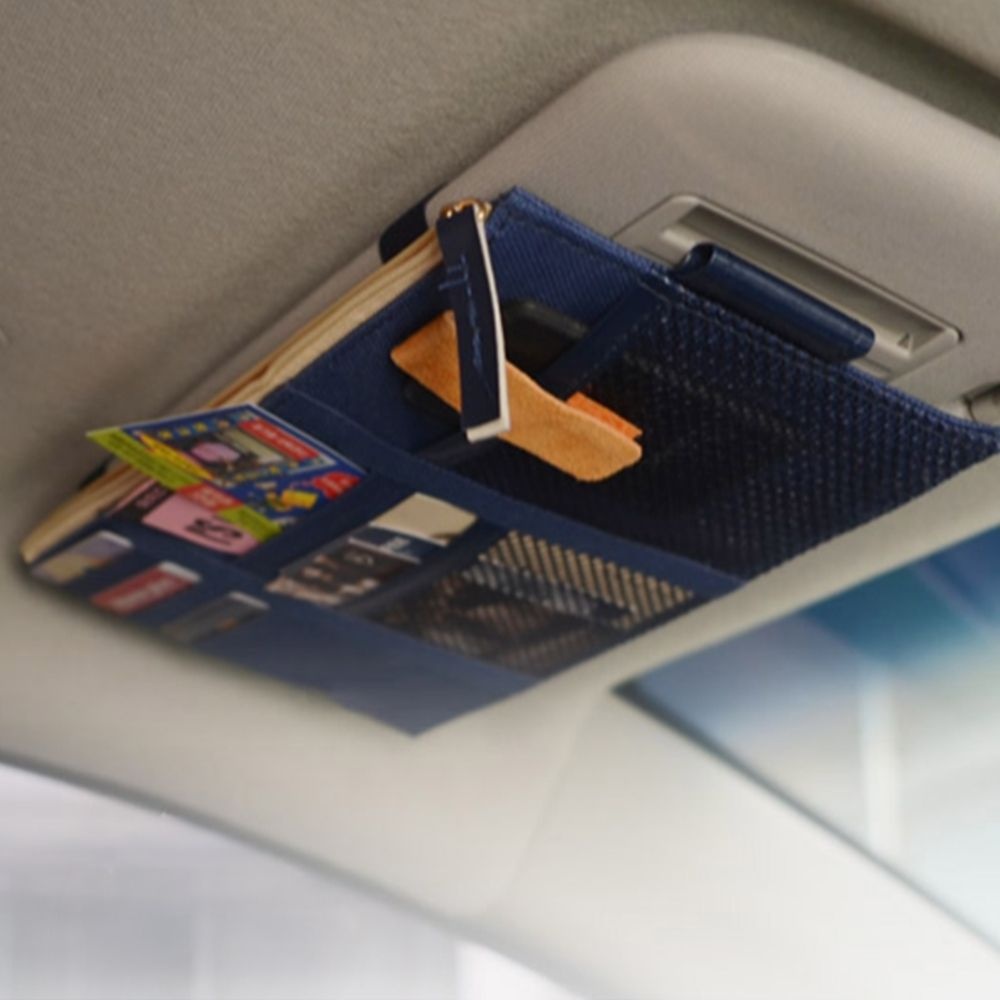 차량용 썬바이저 파우치 주차권 톨게이트 톨비수납