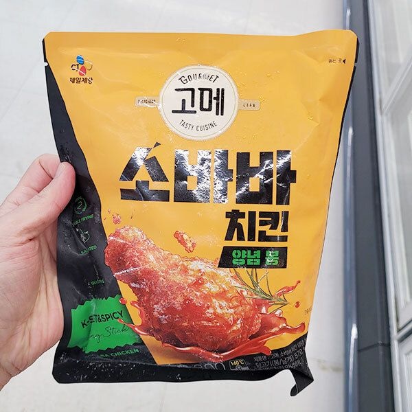 고메 소바바 치킨 양념 봉 300g 아이스박스포장