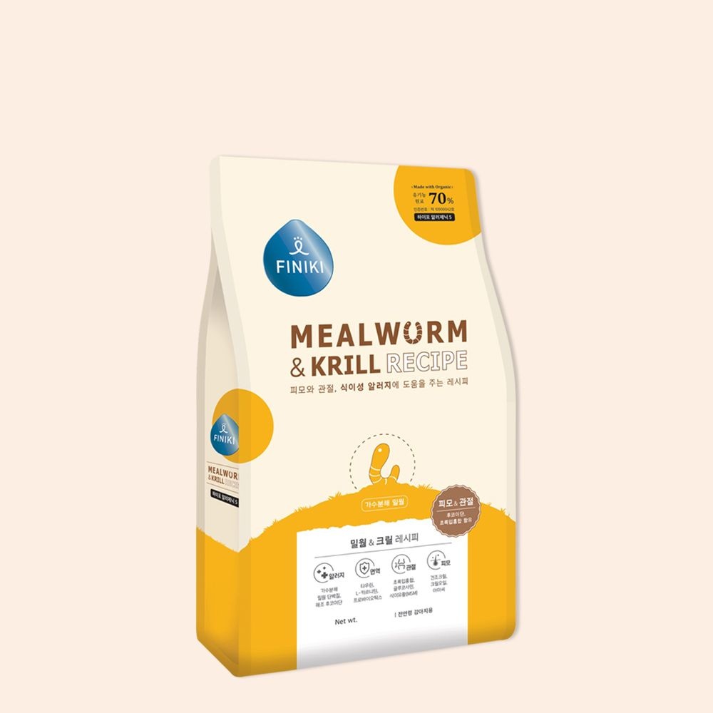 피니키 가수분해 밀웜앤크릴 1.5kg 곤충사료
