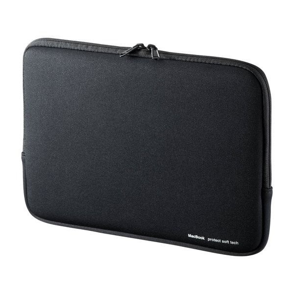 [해외] SANWA SUPPLY MacBook 보호복 13형 Air M3/M2/M1（2024～2018） Pro M2（2022～2016） 충격 흡수 더블 지퍼 노트북 가방 이너 케이