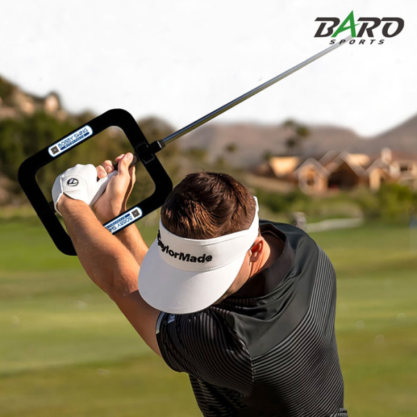 [바로골프] 더스윙 체크 골프스윙연습기 슬라이스 훅 방지 연습기