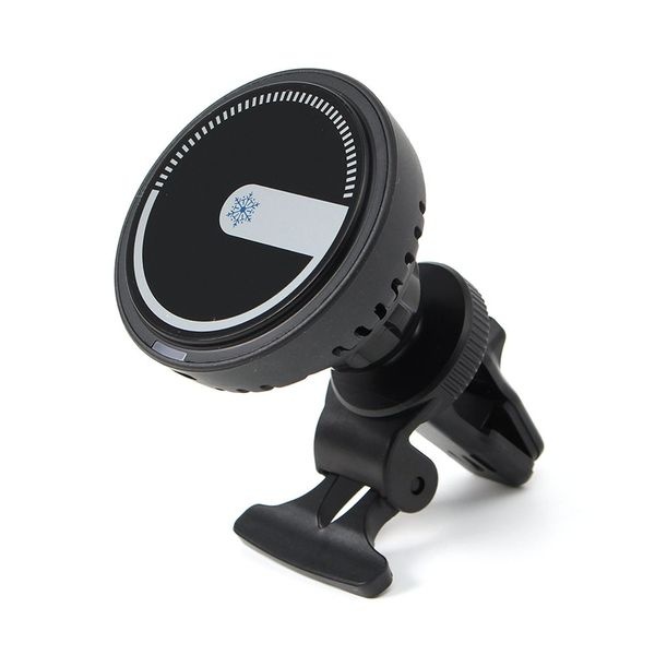 냉각쿨링 맥세이프 차량용 고속무선충전기 원형[YYH-WCODE]