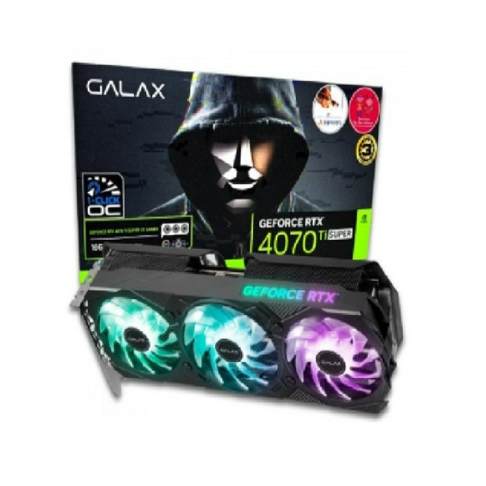 갤럭시 GALAX 지포스 RTX4070 Ti SUPER EX GAMER OC D6X 16GB DUAL HDMI (정품 벌크)