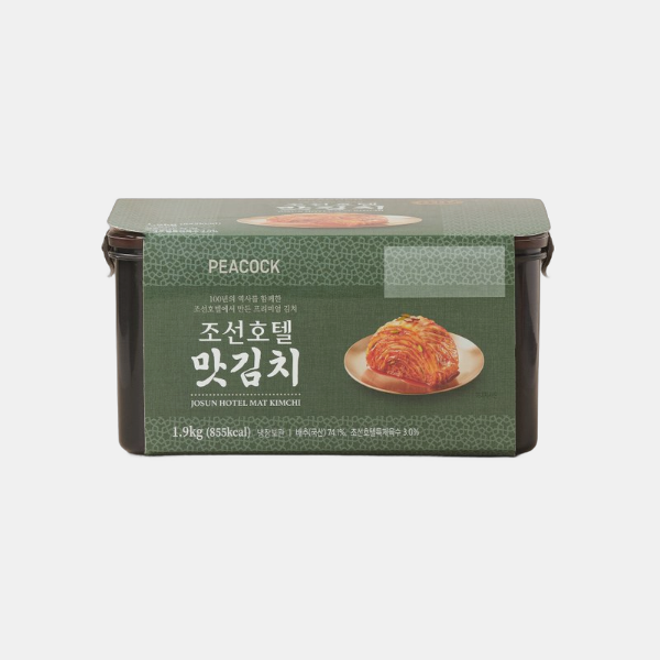 피코크 조선호텔 특제육수 맛김치 1.9kg 1개 고급 명품 식품