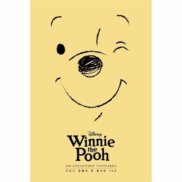 디즈니 곰돌이 푸 엽서북 100 - 위니 더 푸 포스트카드 컬렉션 100