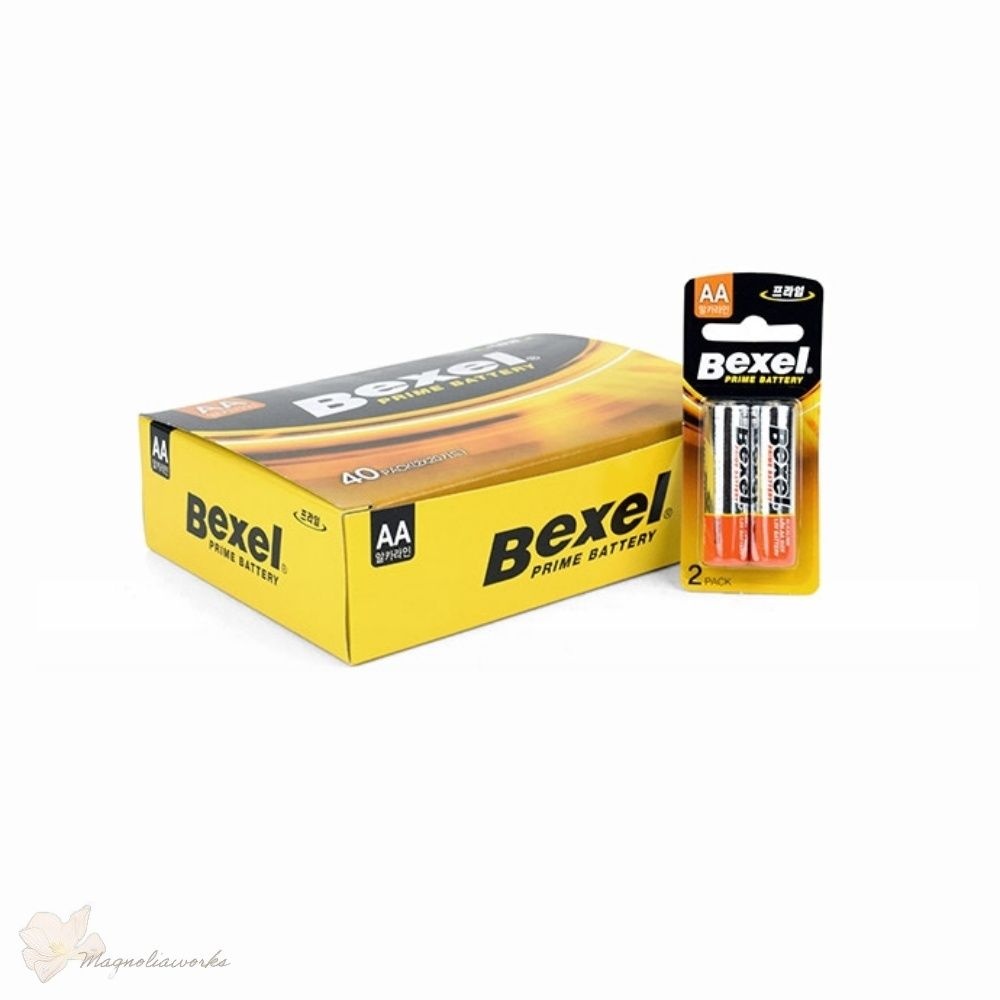 매그놀리아웍스 벡셀 AA 2입X20개(1타) 일반건전지 저렴한건전지 가성비건전지