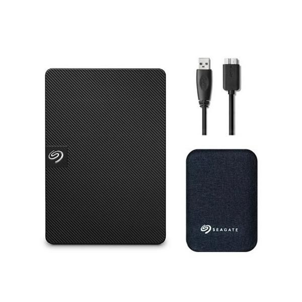 씨게이트 외장하드 Expansion 1TB STKM1000400+데이터복구+파우치, 1TB, 블랙 one optio