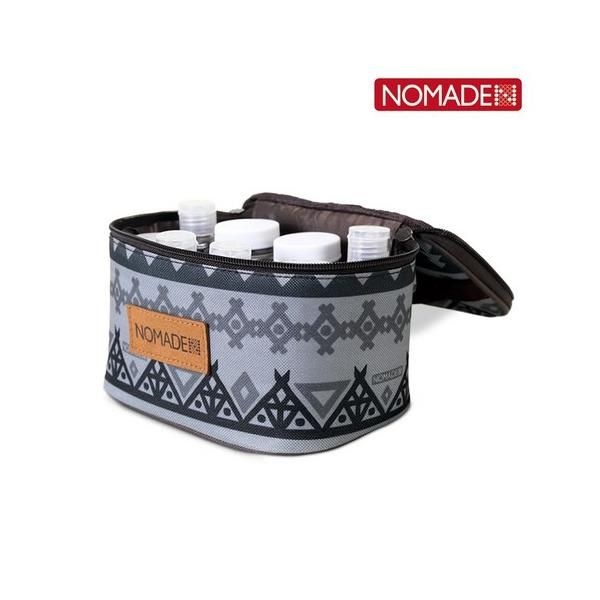알수없음 노마드 하이클래스 양념통 M 8p + 전용파우치 세트, 그레이, 2세트 one option
