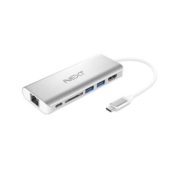 넥스트유 이지넷 유비쿼터스 5 IN 1 C타입 멀티어댑터 NEXT-316TCH-PD, NEXT-316TC...,