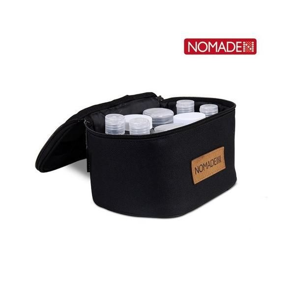노마드 하이클래스 양념통 M 8p + 전용파우치 세트, 블랙, 2세트 one option