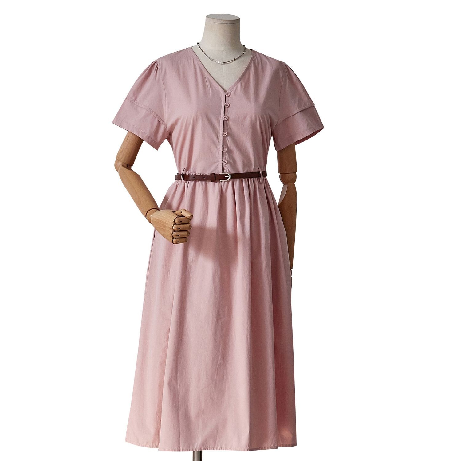 포커스 [모다아울렛][포커스]벨트브이넥원피스_FM5D3OP3206_YS 양산점