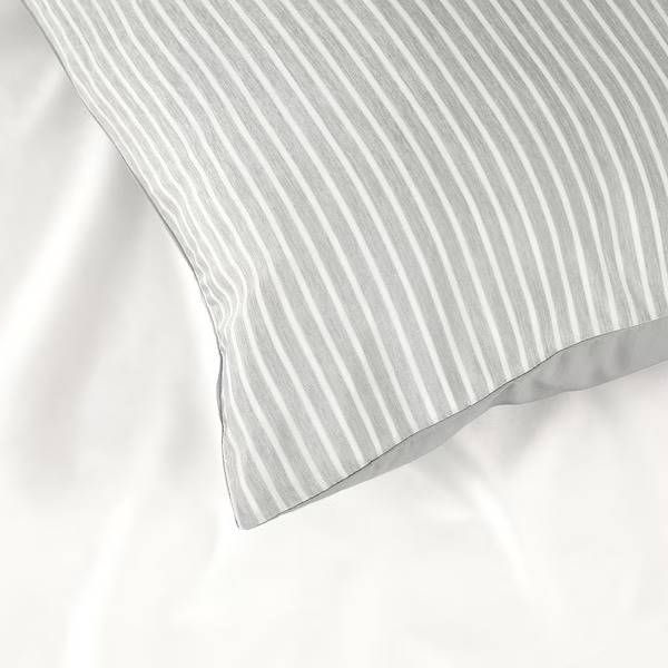 이케아 브란들릴리아 베개커버 그레이 스트라이프 50x80cm 침구 매트리스 이불커버