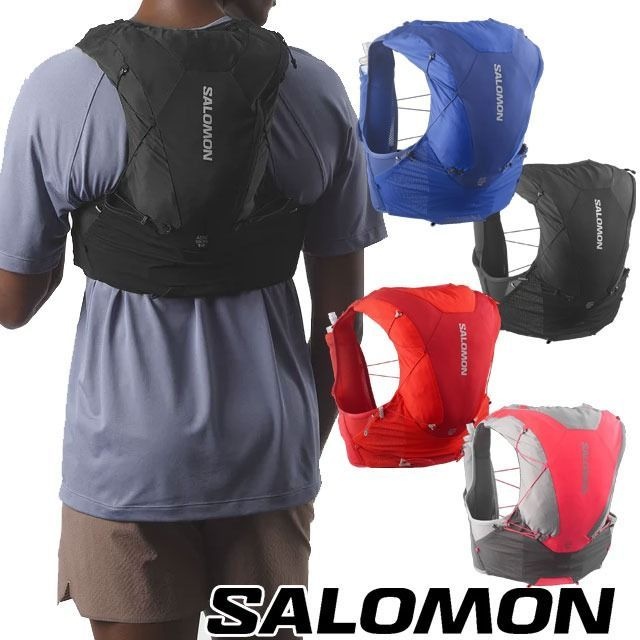 [해외] 살로몬 ADV SKIN 12 러닝 조끼 등산 트레일 마라톤 베스트