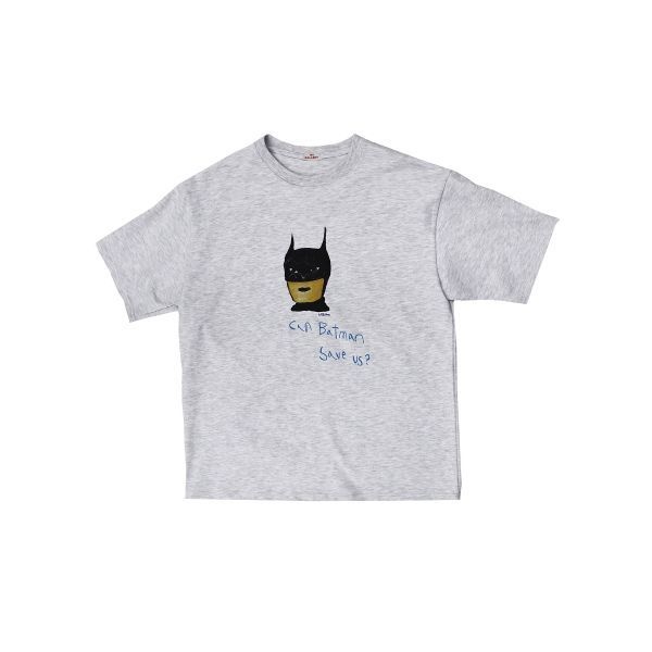 (정품보증) 1011 GALLERY Batman Save Us T-shirts - Light Gray GYBESSMJTP018LG 104525