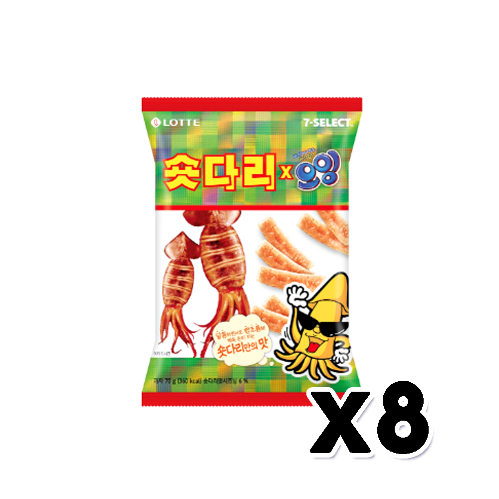 숏다리오잉 간식스낵 70g x 8개