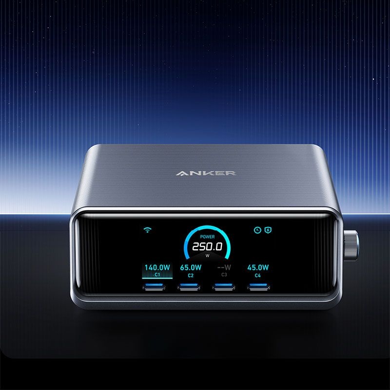 [해외] 앤커 프라임 고속 충전기 250W 6포트 멀티허브 시계 Anker 앵커