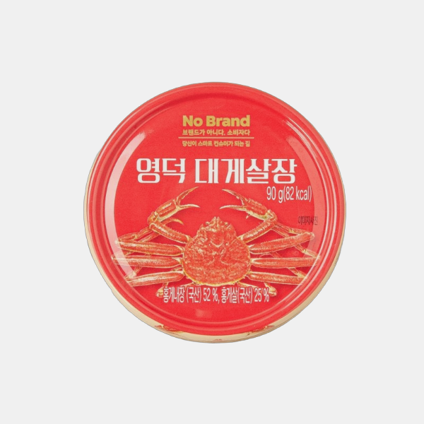노브랜드 영덕대게살장 90g 3개 면류 통조림 라면