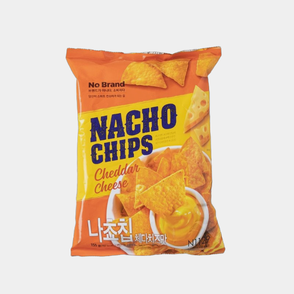 노브랜드 나쵸칩 체다치즈맛 155g 5개 간식 과자세트 스낵 과자 과일청