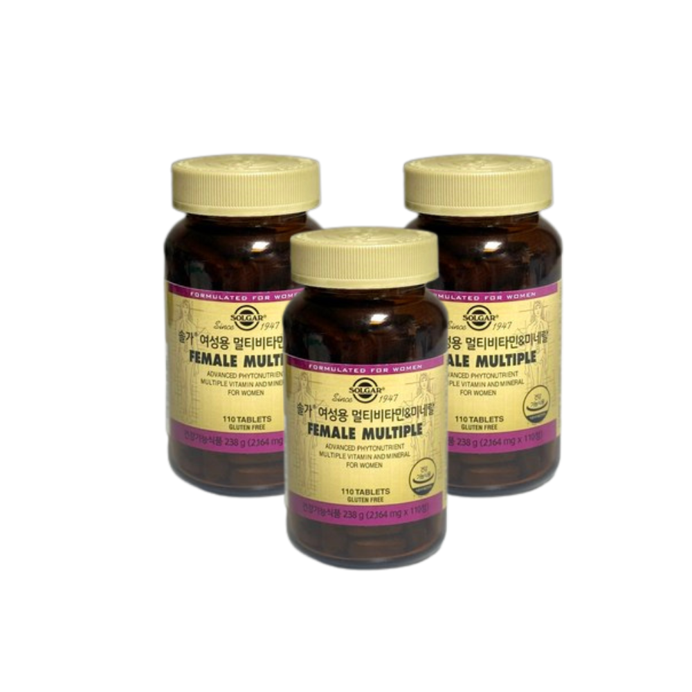 솔가 여성용 멀티비타민 미네랄 30정 3개