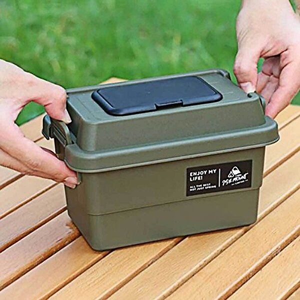 [베프몰]수납 nA011F1D54F 박스 캠핑수납 캠핑 바구니 미니 카키