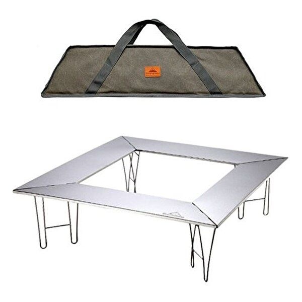 [베프몰]캠핑 nA011D297B6 다용도 스텐 화로테이블 T500 1P 접이식 테이블